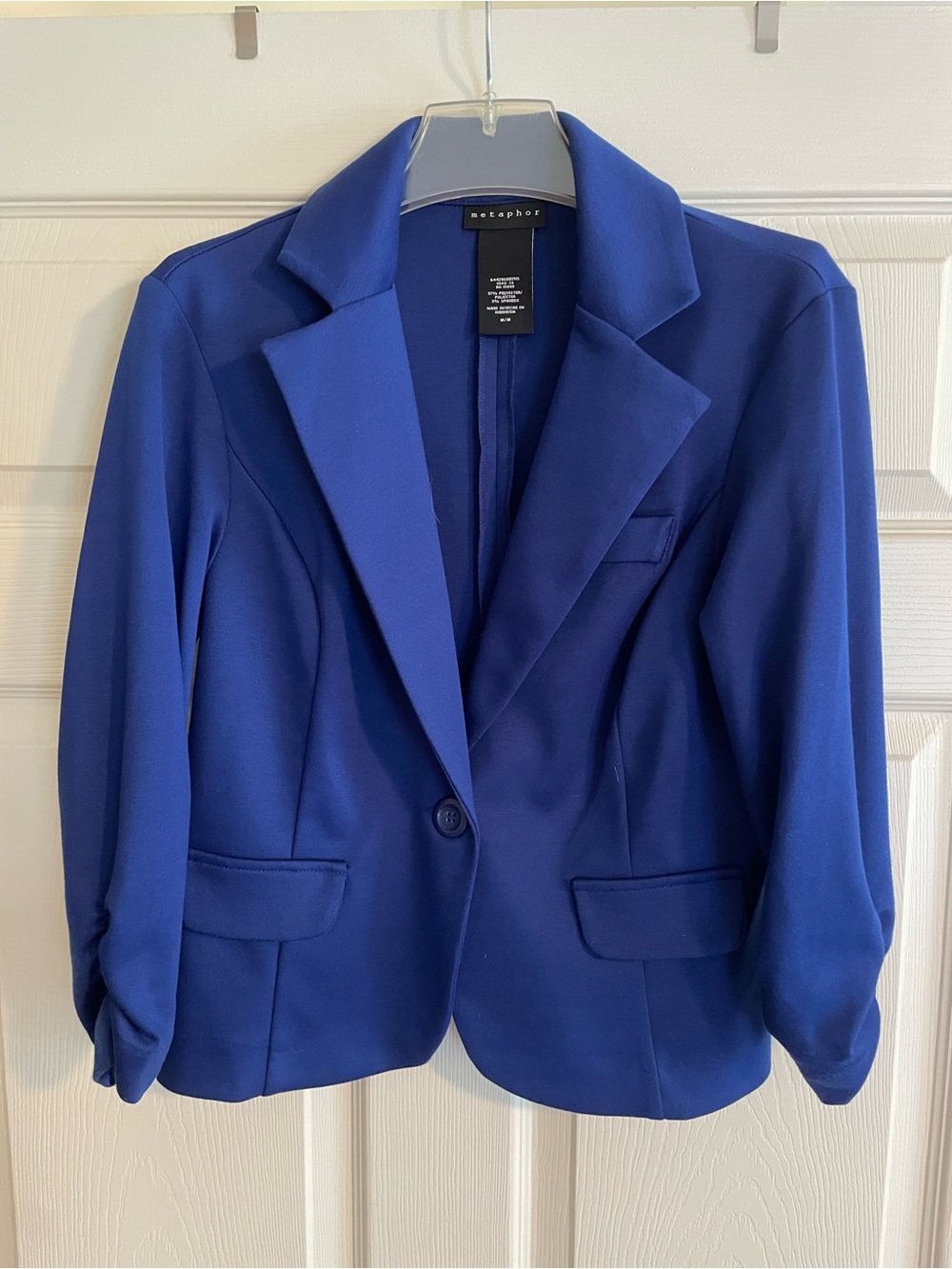 Metaphor Women's Cobalt Blue Single-Button Blazer